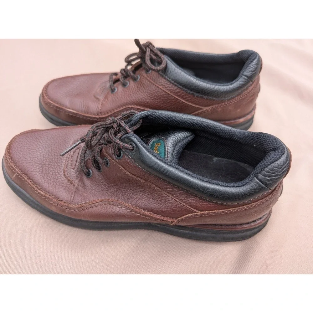 ROCKPORT Brown Leather Casual Shoes Mens Size US 10M EUR 44